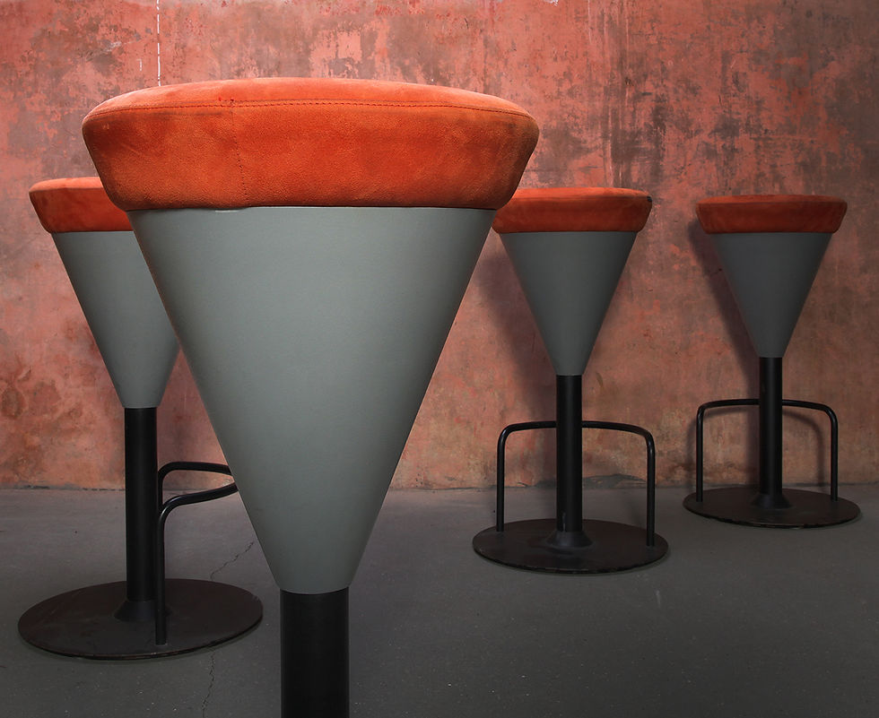 Thumbnail: Wiesner Hager Design Bar stools, NardoDaVintage, Vintage Furniture, Mid Century Furniture, Design Furniture, Design Stool