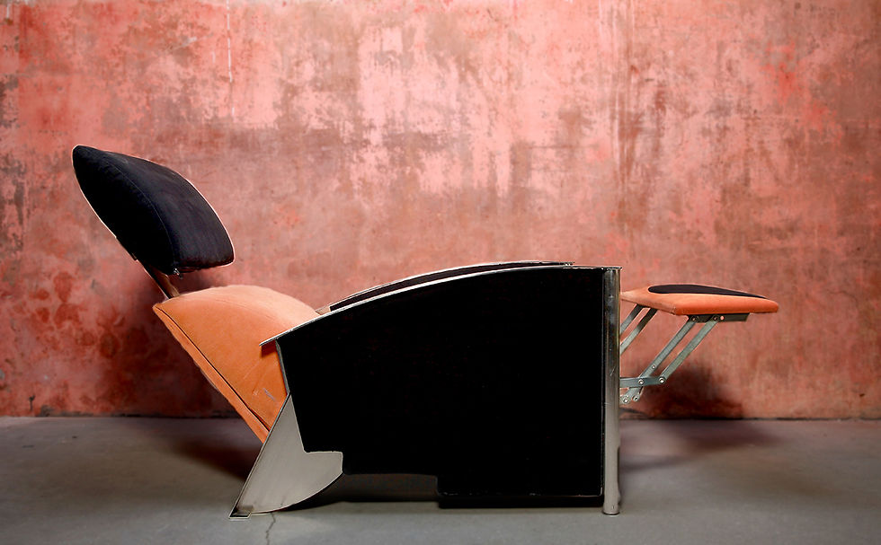 Thumbnail: Memphis Milano Style Lounge Chair Easy Chair, Osvaldo Borsani for Tecno Style Chair, NardoDaVintage, Vintage Furniture