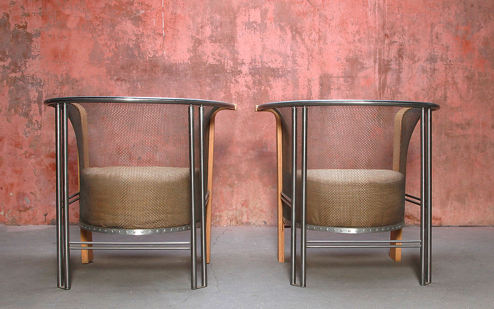 Thumbnail: Set Of Vintage Armchairs By Frans van Praet For Belgochrom, Belgo Chrom, NardoDaVintage, Vintage Furniture