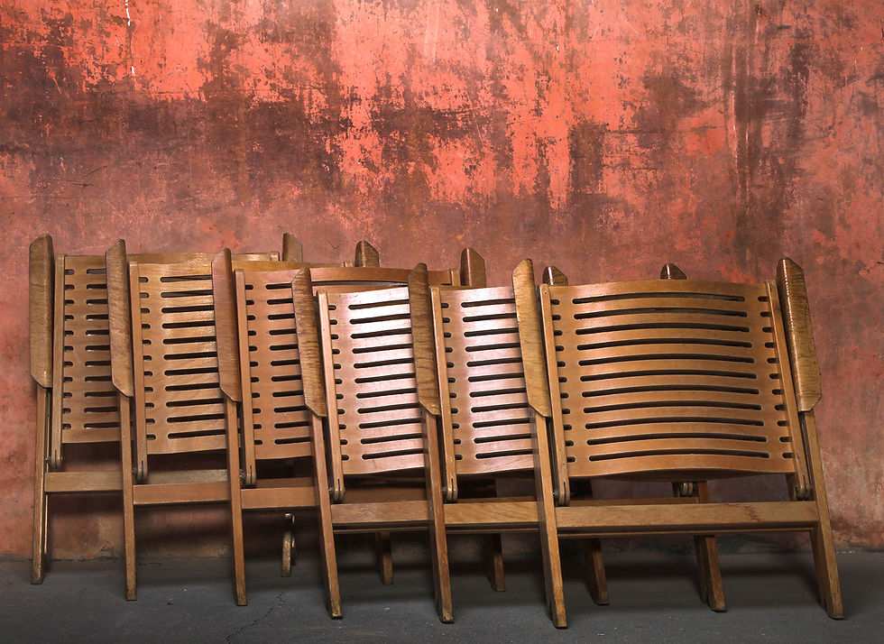 Thumbnail: Vintage Mid Century REX Folding Chair By Niko Kralj For Stol Kamnik, NardoDaVintage