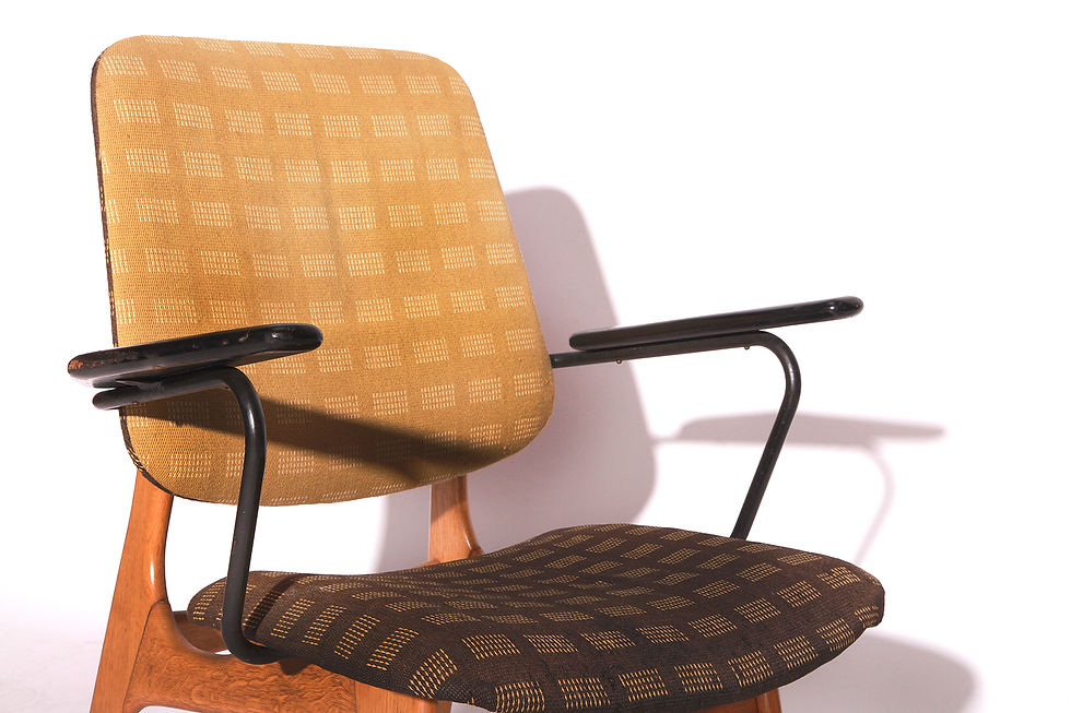Thumbnail: Rare Vintage Lounge Armchair By Louis van Teeffelen For WéBé, 50