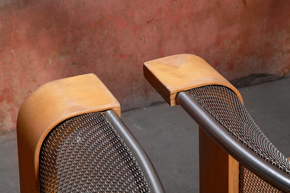 Thumbnail: Set Of Vintage Armchairs By Frans van Praet For Belgochrom, Belgo Chrom, NardoDaVintage, Vintage Furniture