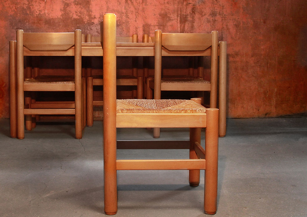 Thumbnail: Dining Set In The Manner Of Vico Magistretti