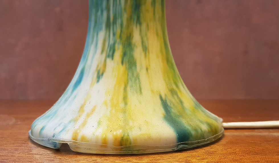 Thumbnail: Murano Glass Mushroom Table Lamp, Mushroom Lamp, Vintage Glass Lamp Made in Italy, NardoDaVintage, Vintage Furniture