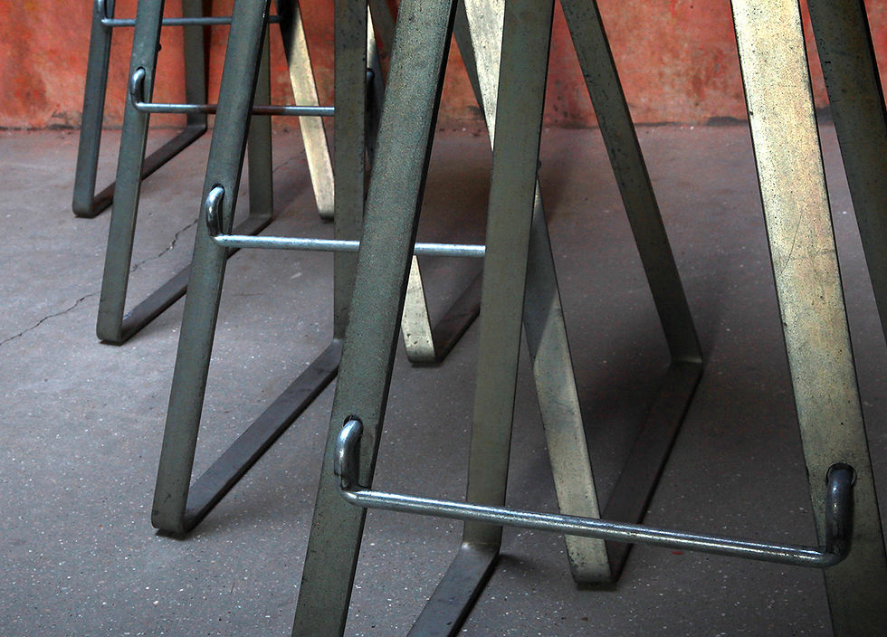 Thumbnail: Industrial Tractor Bar Stools, Design Bar Stools, Metal Bar Stools, Design Bar Stool, Kitchen Chairs, NardoDaVintage
