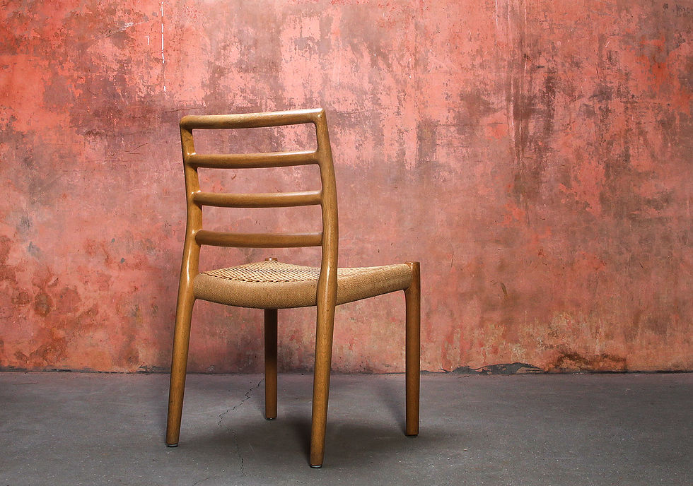 Thumbnail: Niels Otto Moller Massive Oak dining set