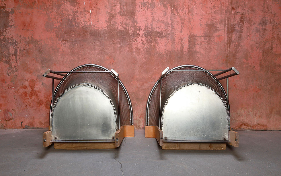 Thumbnail: Set Of Vintage Armchairs By Frans van Praet For Belgochrom, Belgo Chrom, NardoDaVintage, Vintage Furniture