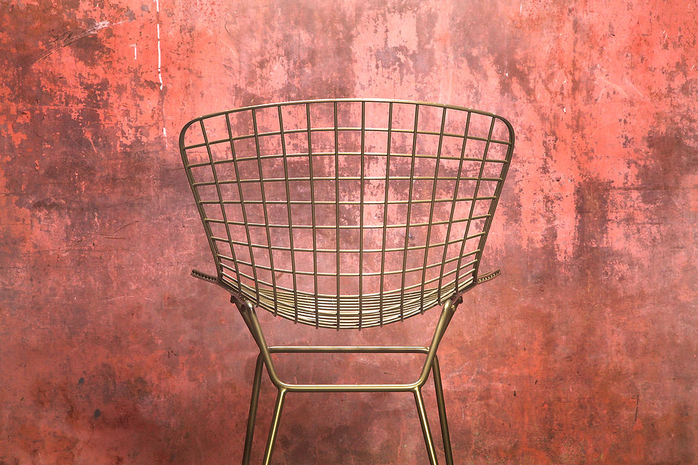 Thumbnail: Harry Bertoia Style Wire Bar Stools, Wire Design Bar Stools, Metal Bar Stools, Italian Bar Stool, NardoDaVintage