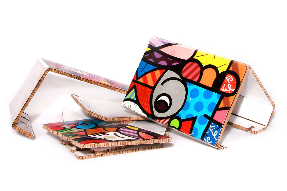 Thumbnail: Funky Pop Art Cardboard Lounge Chair, carton chair, NardoDaVintage, Nardo, Pop Art