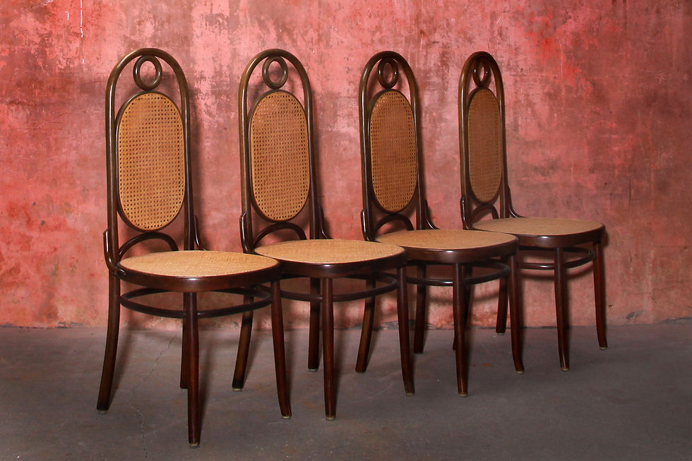 Thumbnail: Salvatore Leone Bentwood Dining Chairs, Thonet Style Chairs
