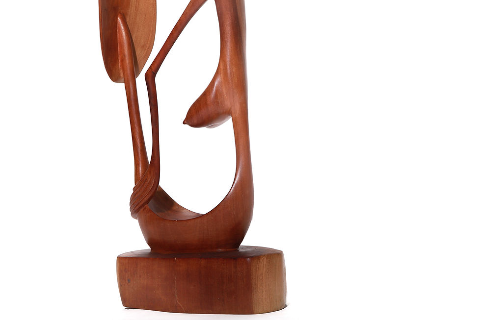 Thumbnail: Wooden Sculpture Made By Francois Sanon, 70s Haiti