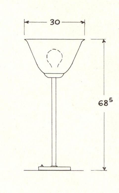 Thumbnail: Vintage Gispen Model 5018 Table - Desk Lamp, 1955, Nardo Da Vintage, Rare Vintage Table Lamp, Mid century lamp