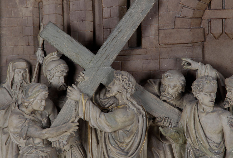 Thumbnail: Jesus Carrying the Cross XL Wall Sculpture