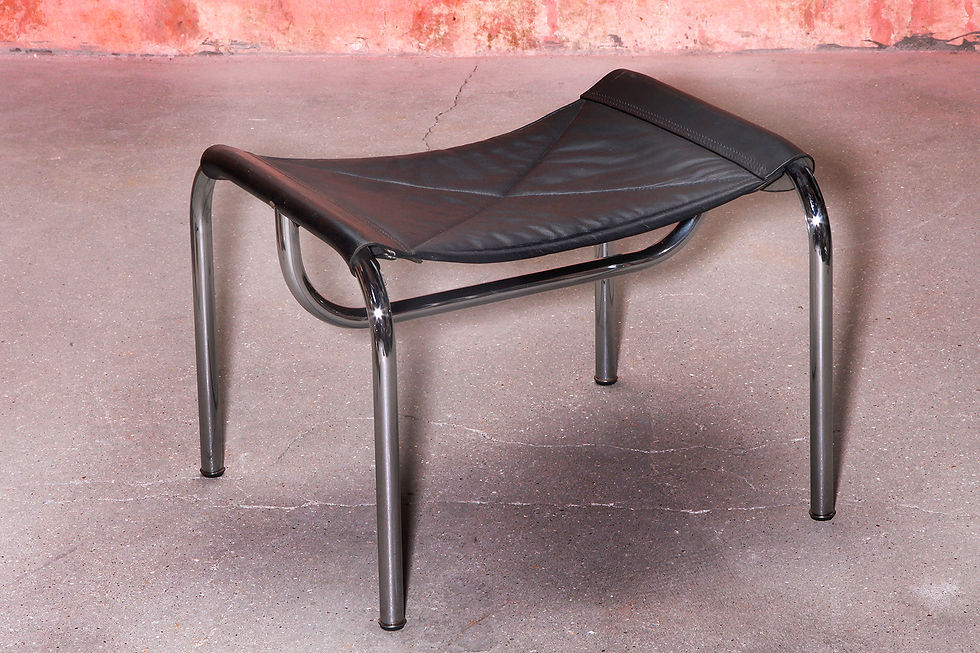 Thumbnail: Lounge Armchair And Ottoman By Hans Heichenberger For Strässle Switzerland, 70s, Nardo Da Vintage, Vintage Furniture