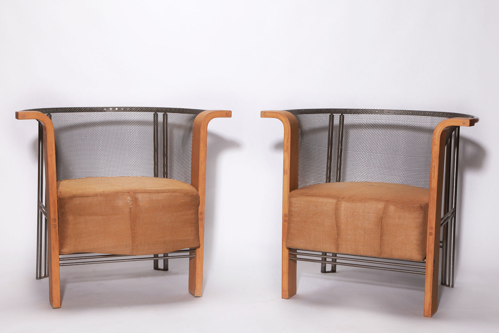 Set Of Vintage Armchairs By Frans van Praet For Belgochrom, Belgo Chrom, NardoDaVintage, Vintage Furniture