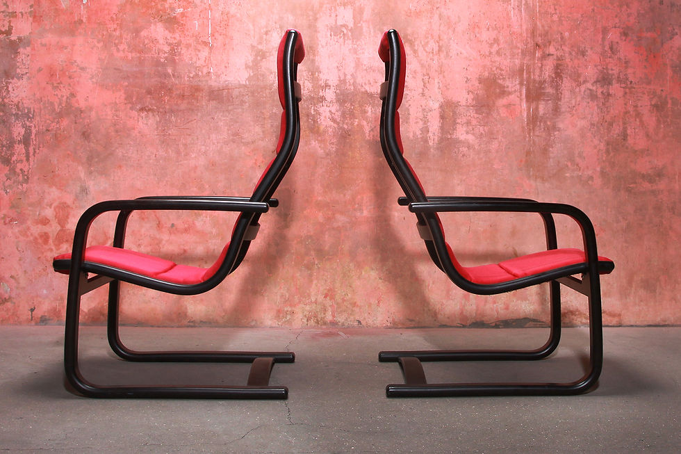 Thumbnail: Set Of Two Lamello Easy Chair By Yngve Ekstrom For Swedese , 80s