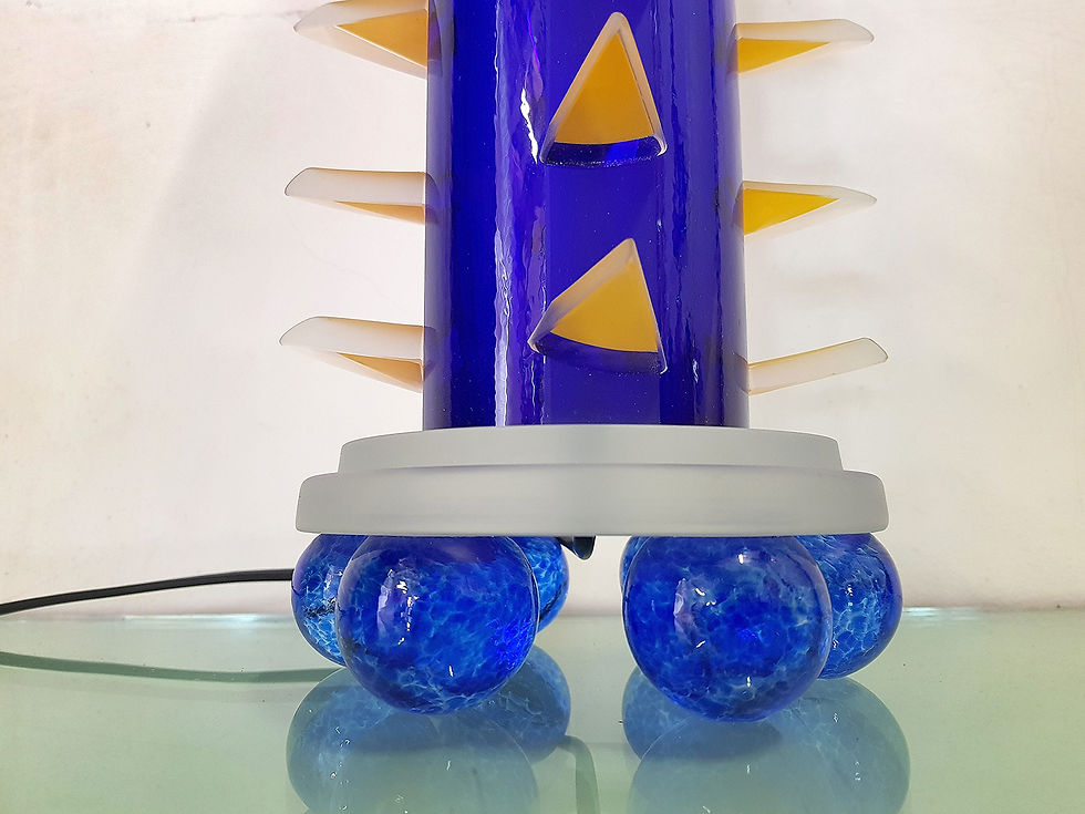 Thumbnail: Glasstudio Borowski Glass Cactus Table Lamp, NardoDaVintage, Nardo Da Vintage, Vintage Furniture, Mid Century Furniture