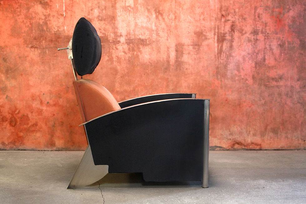 Thumbnail: Memphis Milano Style Lounge Chair Easy Chair, Osvaldo Borsani for Tecno Style Chair, NardoDaVintage, Vintage Furniture