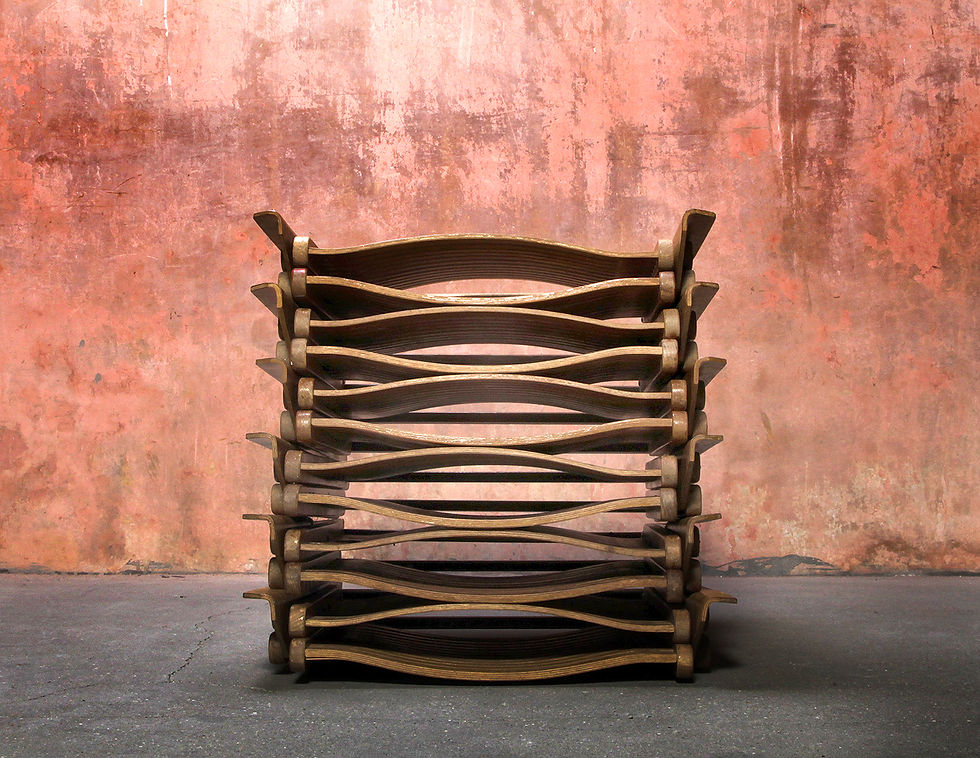 Thumbnail: Vintage Mid Century REX Folding Chair By Niko Kralj For Stol Kamnik, NardoDaVintage