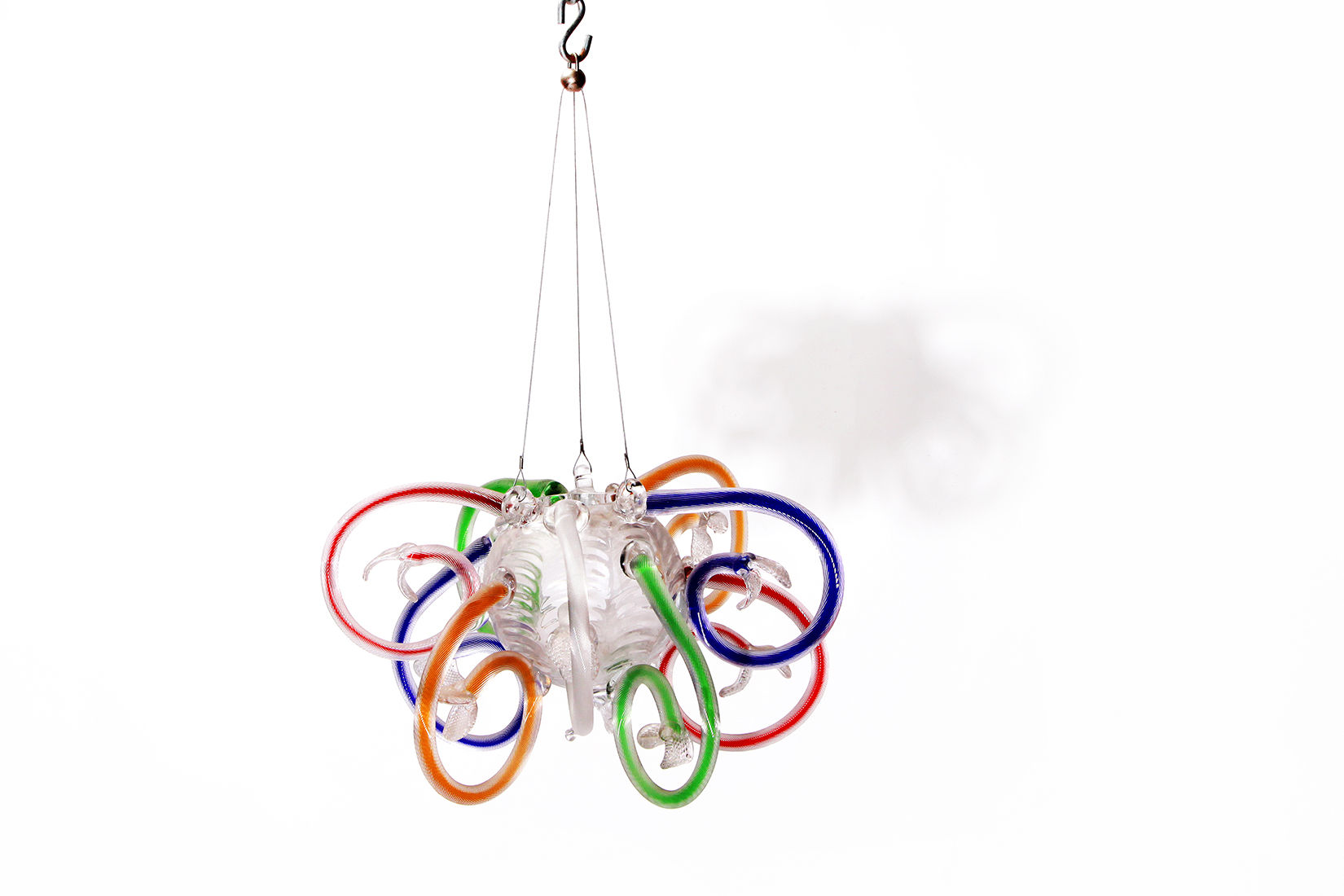 Sculpture Glass Candelier By Borik Sipek. Glass Art, Prague, Czech Republic Artist, Nardo, NardoDaVintage