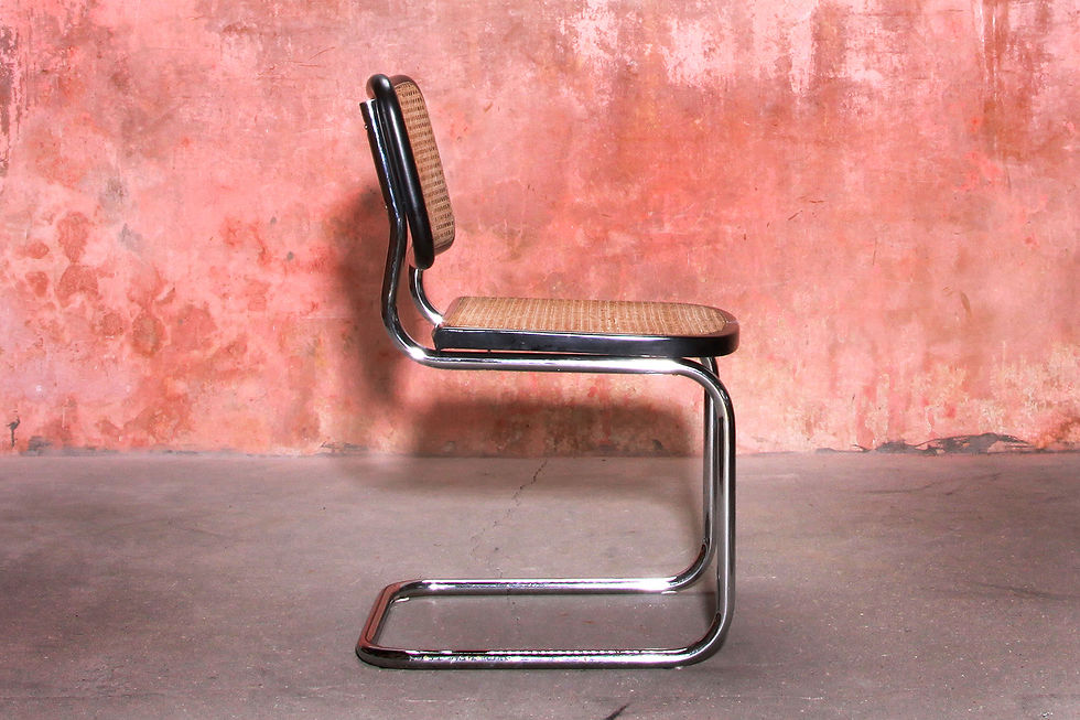 Thumbnail: Arrben Cesca Webbing Dining Chairs Made In Italy