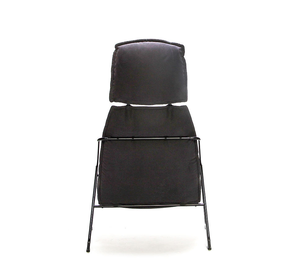 Thumbnail: Tube Tubular Lounge Chair, Design Tube Chrome Leather Lounge Chair, NardoDaVintage, Vintage Furniture, Mid Century Furniture
