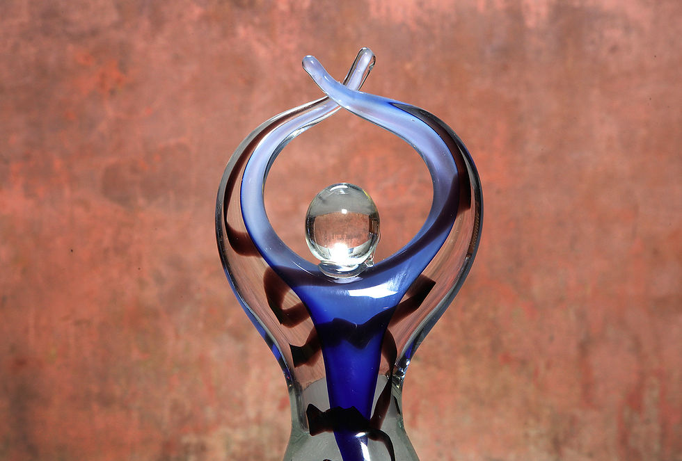 Thumbnail: Set Of Glass Award Sculpture, Glass Art, Nardo Da Vintage, NardoDaVintage
