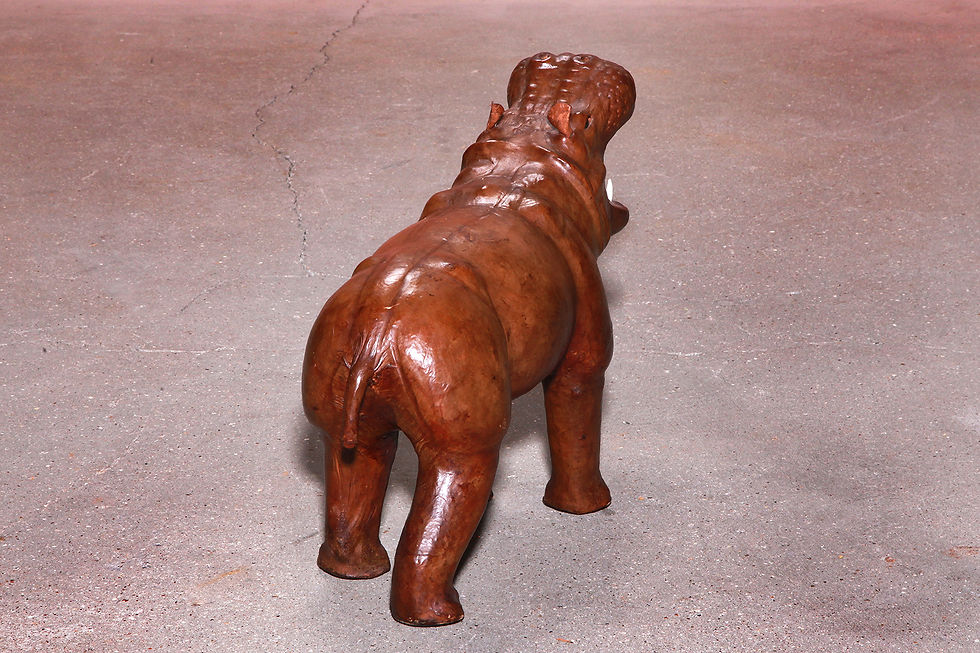 Thumbnail: Leather Hippopotamus Vintage Leather Hippo, Nardo Da Vintage, Vintage Furniture, Mid Century Furniture, Design Furniture