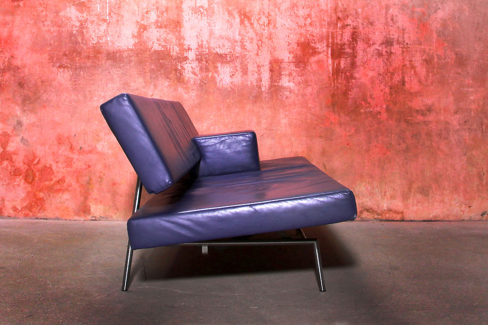 Thumbnail: Vintage Martin Visser BR02 Leather Sofa 't Spectrum. Daybed Mid Century, NardoDaVintage, Nardo, Nardo Da Vintage