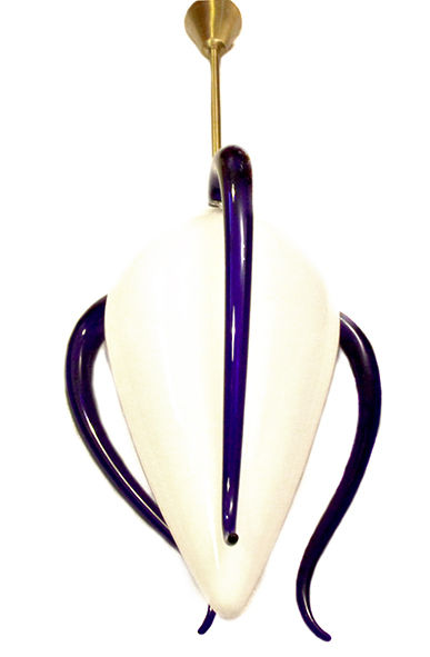 Thumbnail: Vintage Barovier & Toso Murano Glass Hanglamp "Venexiana", NardoDaVintage, Nardo Da Vintage