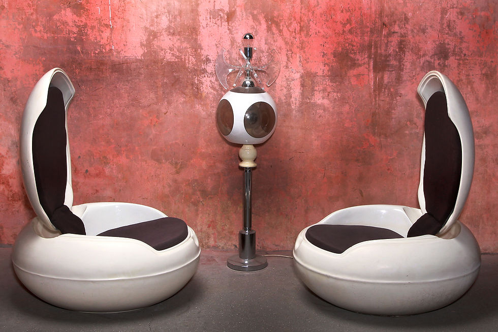 Thumbnail: Set Of Two Egg Chairs By Peter Ghyczy, 1975