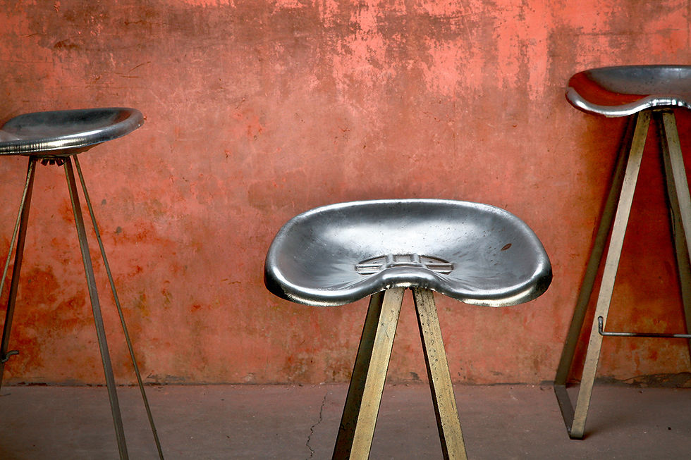 Thumbnail: Industrial Tractor Bar Stools, Design Bar Stools, Metal Bar Stools, Design Bar Stool, Kitchen Chairs, NardoDaVintage