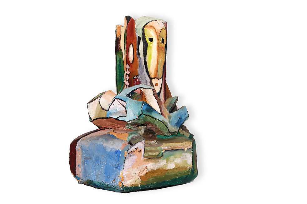 Thumbnail: Cobra Style Sculpture, Postmodern Sculpture, Karel Appel, Corneille sculpture , Hornita, Nardo Da Vintage