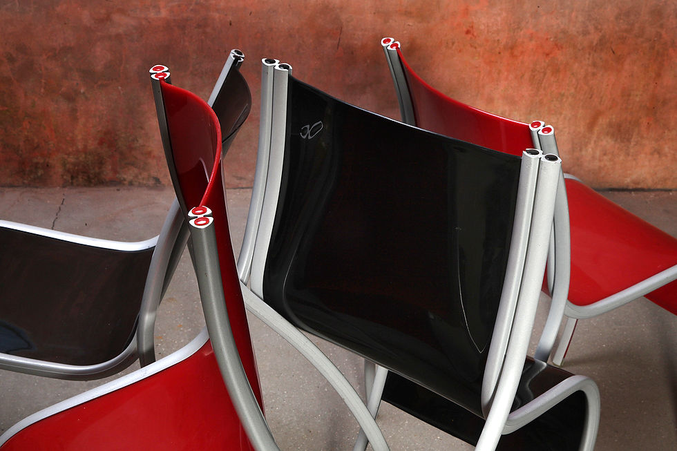 Thumbnail: Ron Arad FPE Stackble Chairs, Ron Arad Design, British-Israeli designer and architect Ron Arad, NardoDaVintage