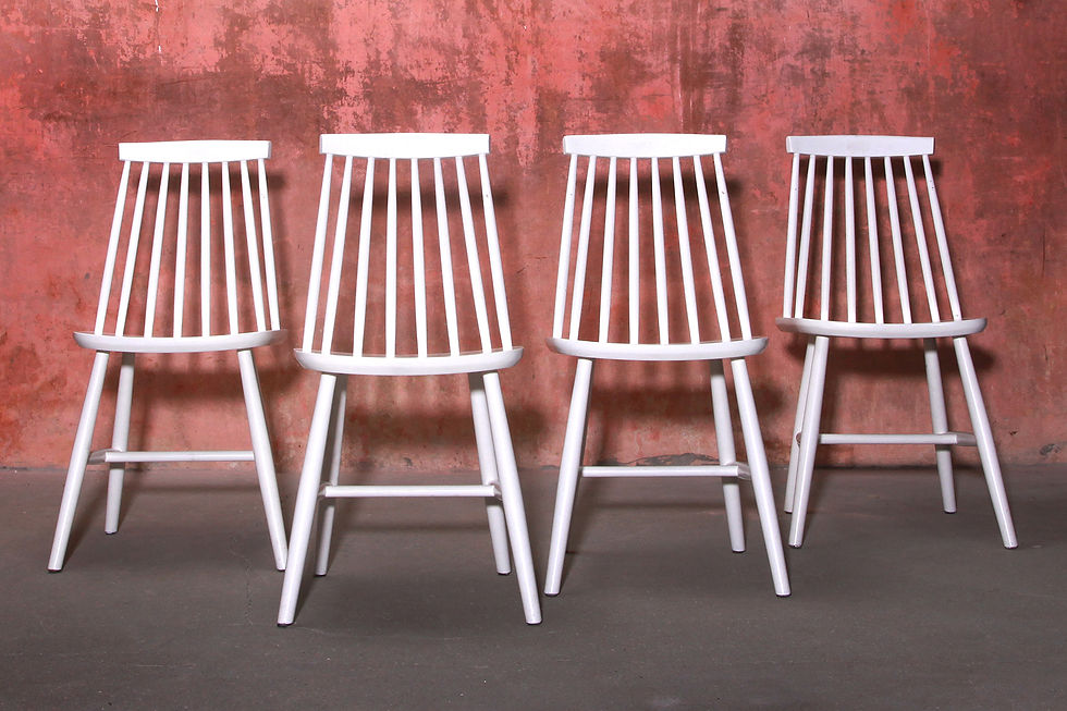 Thumbnail: Yngve Ekstrom Dining Chairs For Nesto Pastoe, 60s , Sweden Chairs, NardoDaVintage, Nardo Da Vintage,Vintage Furniture