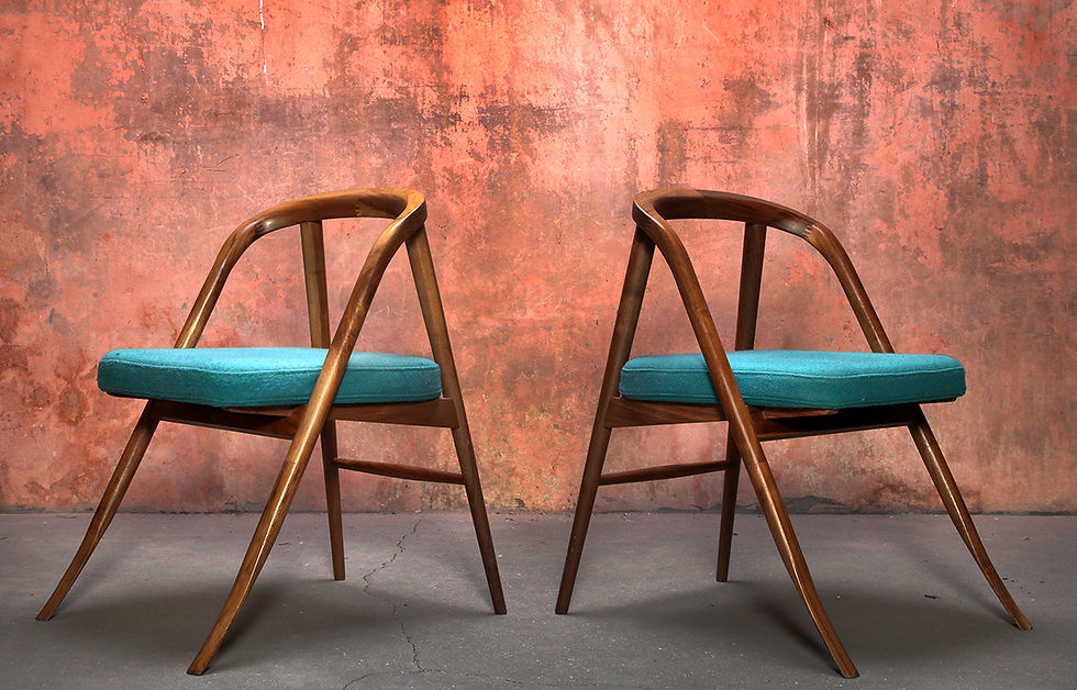 Handmade Palissander Design Chairs, Orgamic Modernism, NardoDaVintage, Vintage Furniture, Mid Century Furniture
