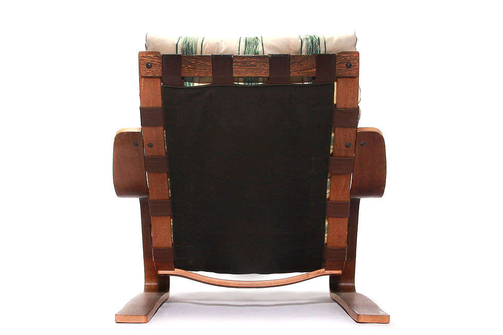 Thumbnail: Rare Brutalist Vintage Lounge Chair