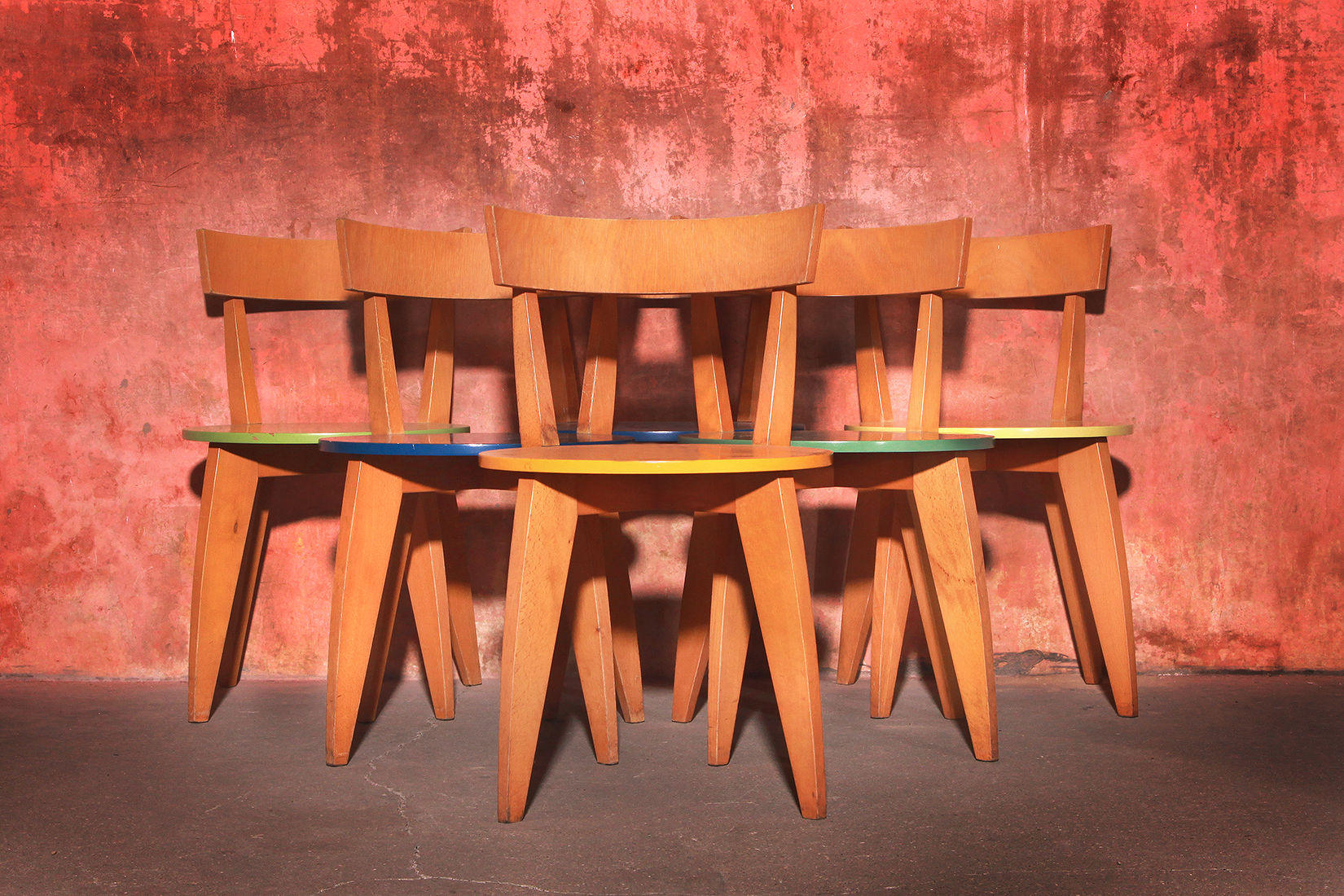 Rare Carugo Chairs Design By James Irvine For Cappellini, 1993