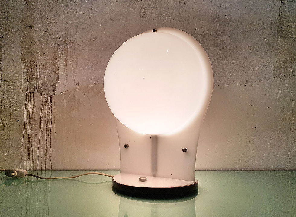 Thumbnail: Harvey Guzzini Style Table Lamp, ITALIAN ACRYLIC TABLE LAMP, NardoDaVintage, Vintage Furniture, Mid Century Furniture, Design