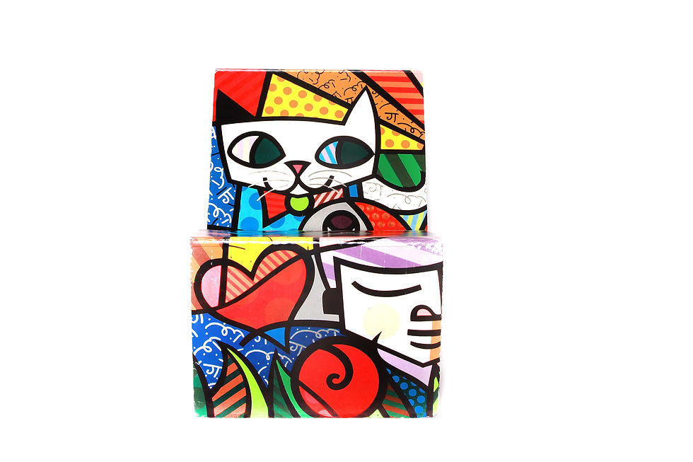 Thumbnail: Funky Pop Art Cardboard Lounge Chair, carton chair, NardoDaVintage, Nardo, Pop Art