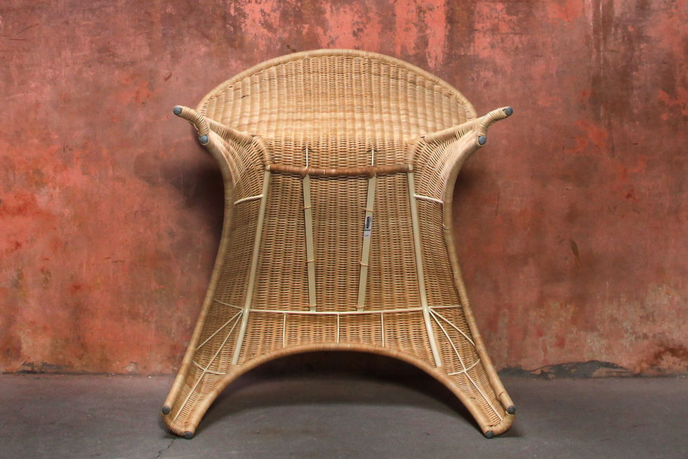 Thumbnail: Ikea Rattan Lounge Chair, Wicker Lounge Chair, 1999, NardoDaVintage, Vintage Rattan Chair, Rohé Noordwolde, Cane Chair