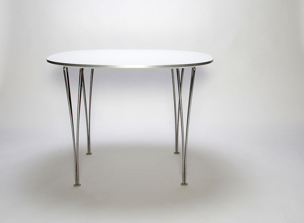 Thumbnail: Piet Hein, Arne Jacobsen and Bruno Mathsson Dining Table