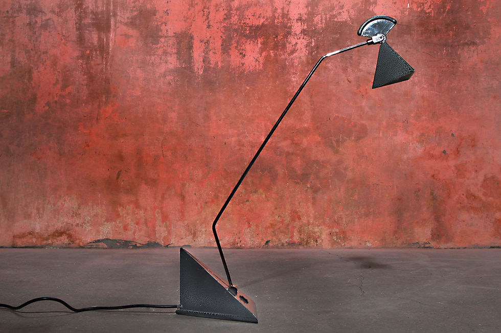 Thumbnail: Memphis Milano Style Hammered Table Lamp