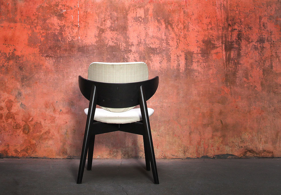 Thumbnail: Scandinavische Dining Chairs Danish Swedish Design Chair, Louis Van Teeffelen Style Chairs, Cow Horn Chair, NardoDaVintage