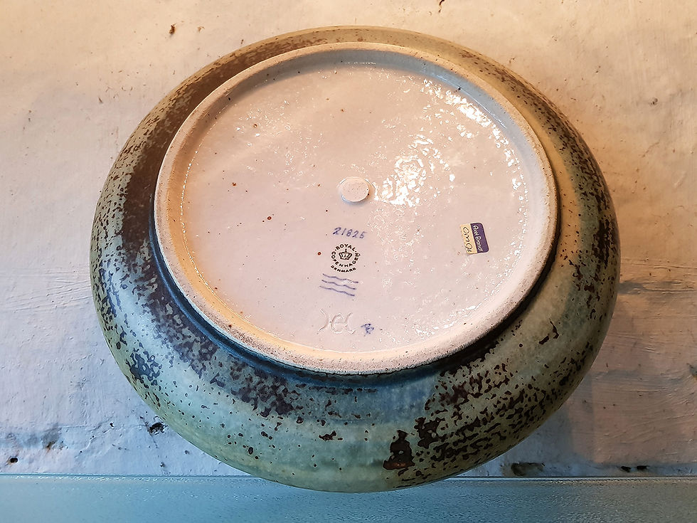 Thumbnail: Carl Halier for Royal Copenhagen, Carl Halier Stoneware Bowl Ceramic, Nardo Da Vintage, NardoDaVintage