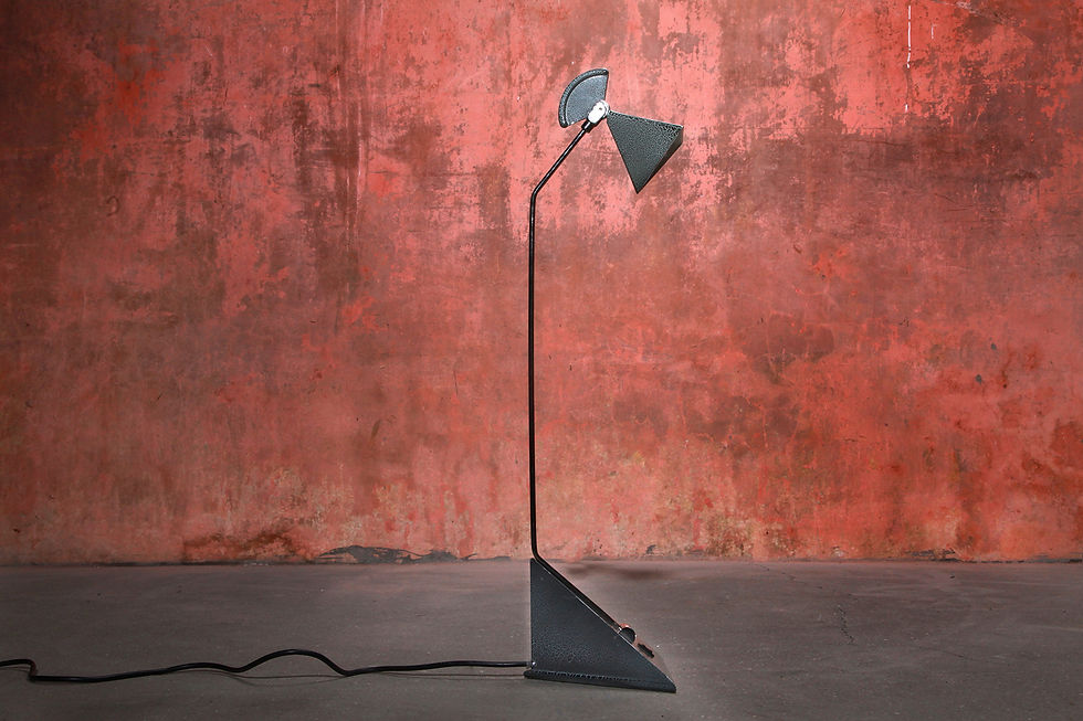 Thumbnail: Memphis Milano Style Hammered Table Lamp