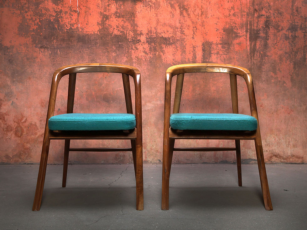Thumbnail: Handmade Palissander Design Chairs, Orgamic Modernism, NardoDaVintage, Vintage Furniture, Mid Century Furniture