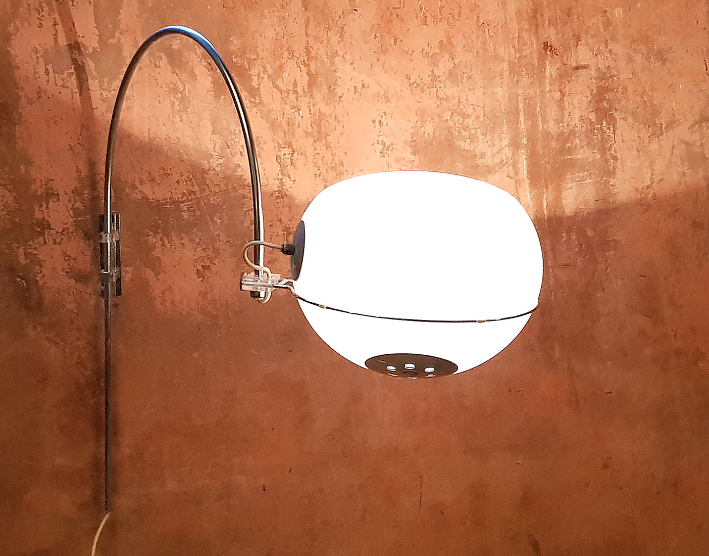 Gepo Wall Lamp, Arc Wall Lamp, Vintage Arc Lamp, Vintage Mid Century Dutch Design Wall Lamp, Nardo, NardoDaVintage, Vintage