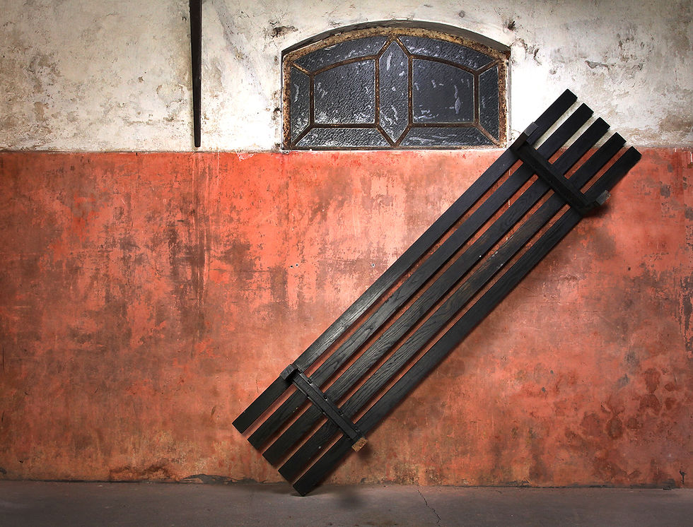 Thumbnail: Marin Visser BZ81 Slat Bench For 't Spectrum, Vintage Wooden Bench, Mid Century Bench Sofa Couch, NardoDaVintage