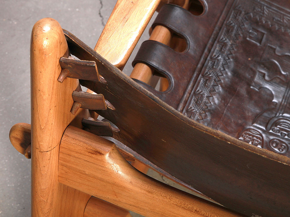 Thumbnail: Angel Pazmino Rocking Chair for Meubles de Estilo, Palissander Rooswood Rocking Chair, NardoDaVintage, Vintage Furniture
